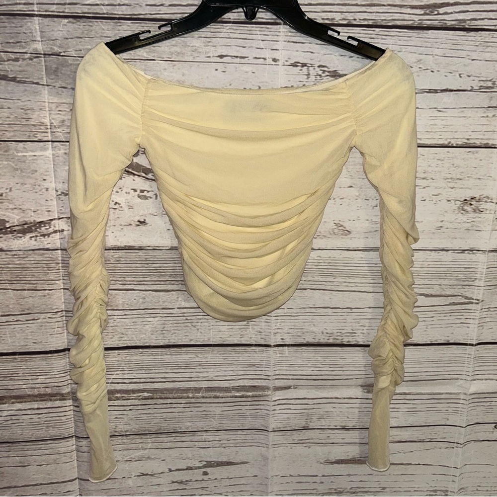 Ruched crop top